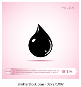 oil drop, icon