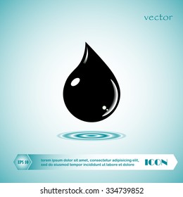 oil drop, icon