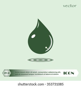 oil drop, icon