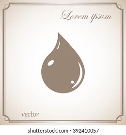  oil drop, icon