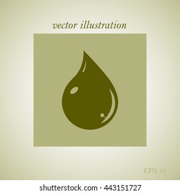  oil drop, icon