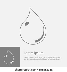  oil drop, icon