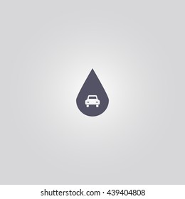oil drop icon. oil drop sign
