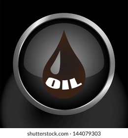 Oil Drop Icon Symbol