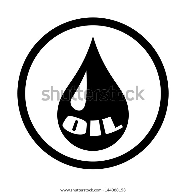 Oil Drop Icon Vector Stock Vector (Royalty Free) 144088153