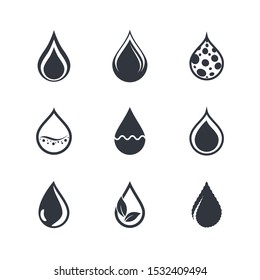 Oil drop icon vector illustration design