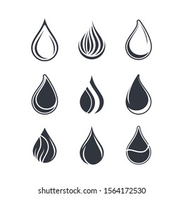 Oil drop icon vector illustration design