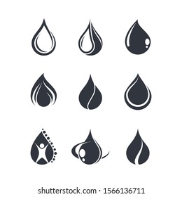 Oil drop icon vector illustration design