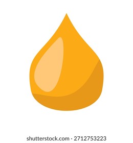 Oil drop icon, oil drop vector illustration, oil clip art, isolated on white background