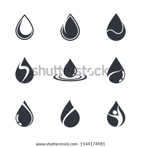 Oil drop icon vector illustration design