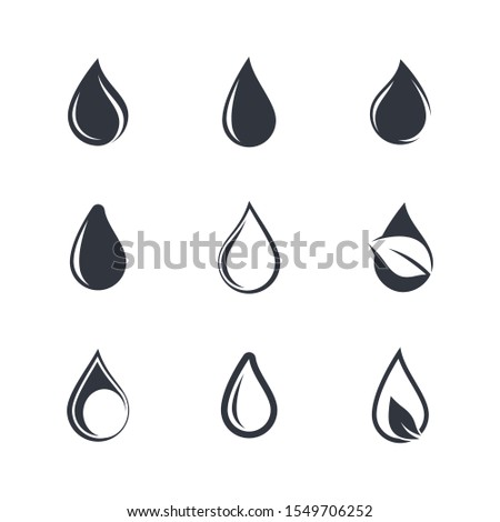 Oil drop icon vector illustration design