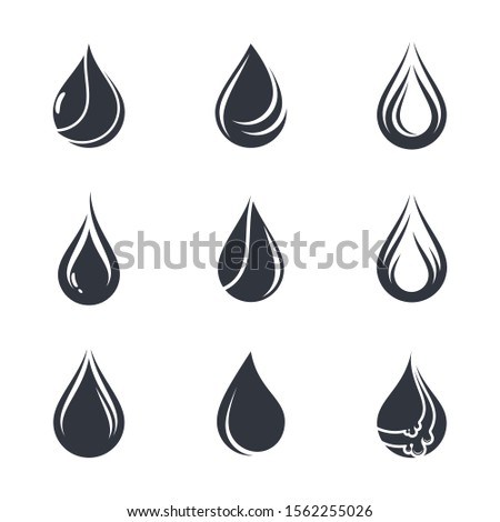 Oil drop icon vector illustration design