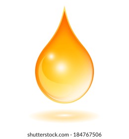 Oil drop illustration