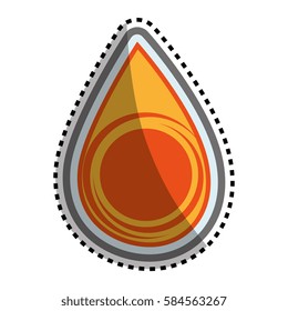 oil drop isolated icon
