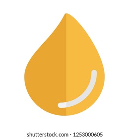 Oil drop isolated. Icon of drop of oil or honey, EPS 10 Oil drop isolated. Icon of drop of oil or honey, EPS 10