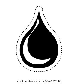 oil drop isolated icon vector illustration design