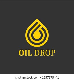 Oil drop logo, design inspiration vector template for industry company logo