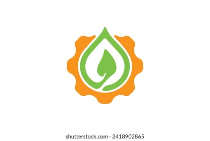 oil drop logo design simple leaf drop logo design 