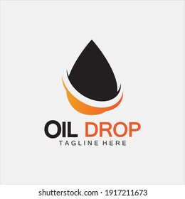 Oil drop logo vector illustration design template,design inspiration vector template for industry company  logo  