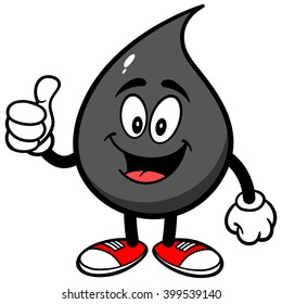 Oil Drop with Thumbs Up