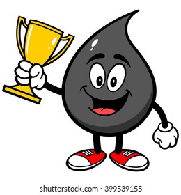Oil Drop with a Trophy