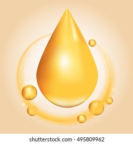 Oil Drop Vector