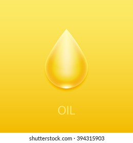 Oil drop, vector icon