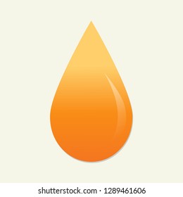 oil drop vector icon illustration