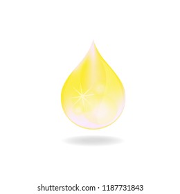 oil drop, vector illustration