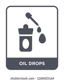 oil drops icon vector on white background., oil drops simple element illustration