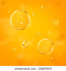 Oil drops. Vector illustration eps