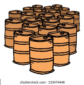 Oil drum / Bunch of barrels