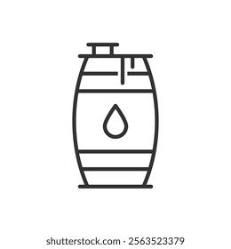 Oil Drum Icon - Barrel Icon