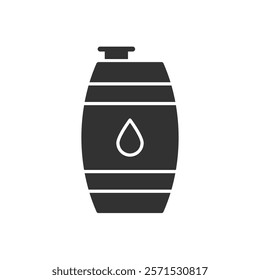 Oil Drum Icon - Barrel Icon
