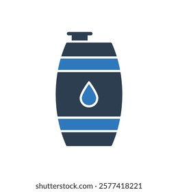Oil Drum Icon - Barrel Icon