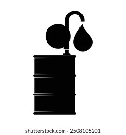 oil drum icon illustration design