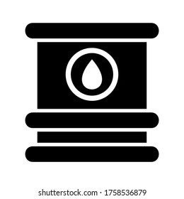 oil drum  icon or logo isolated sign symbol vector illustration - high quality black style vector icons
