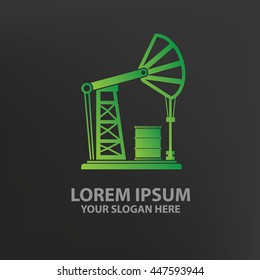Oil energy design,logo template,clean vector