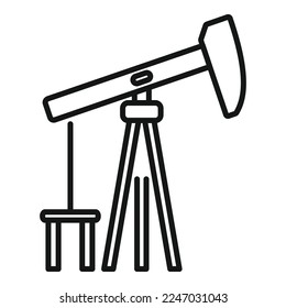 Oil extraction plant icon outline vector. Canola flower. Rape olive