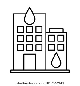 
Oil factory  Line Style vector icon which can easily modify or edit
