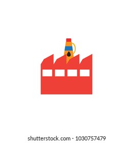 Oil Factory Logo Icon Design