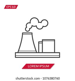 Oil field vector icon