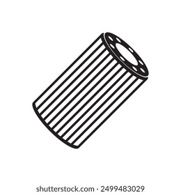 Oil filter icon illustration element design