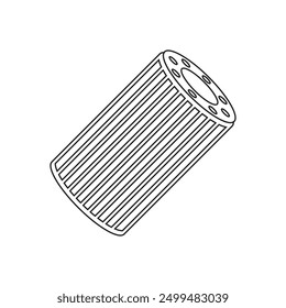 Oil filter icon illustration element design