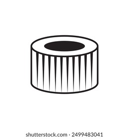 Oil filter icon illustration element design