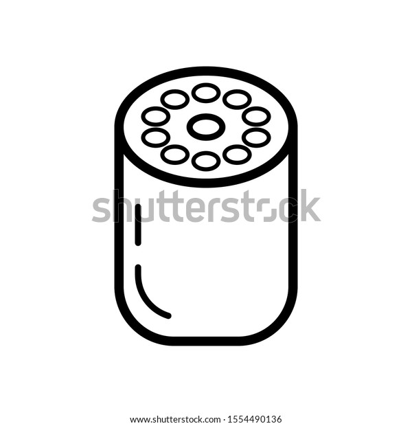 Oil filter icon\
vector in flat style\
design