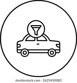 Oil Filter vector icon. Can be used for printing, mobile and web applications.