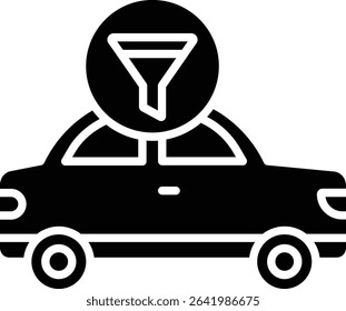 Oil Filter vector icon. Can be used for printing, mobile and web applications.