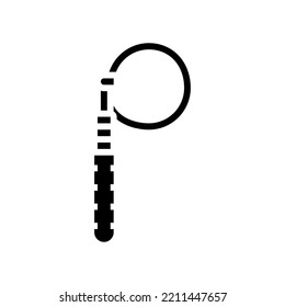 oil filter wrench tool glyph icon vector. oil filter wrench tool sign. isolated symbol illustration