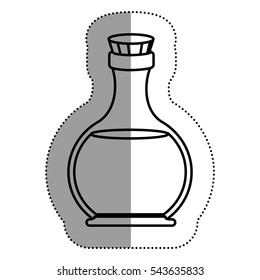 Oil flask of spa center  design